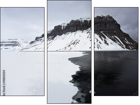 Spitzbergen - Three-piece canvas, Triptych