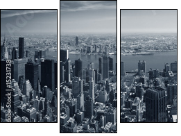 New York panorama - Three-piece canvas, Triptych