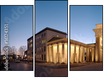 Brandenburger Tor / Brandenburg Gate - Three-piece canvas, Triptych