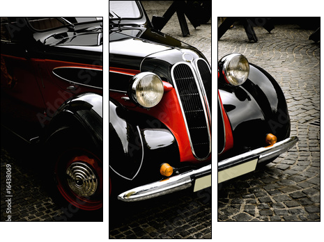 vintage car - Three-piece canvas, Triptych