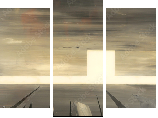 Original Painting - Three-piece canvas, Triptych