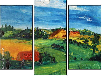ittre 1 - Three-piece canvas, Triptych