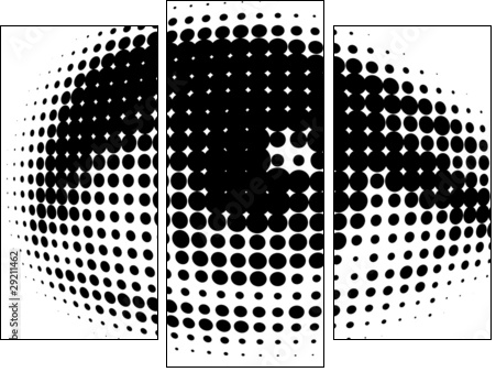 new vision of human eyes - Three-piece canvas, Triptych