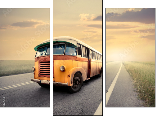 Van - Three-piece canvas, Triptych