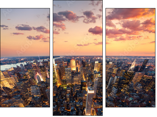 New York - Three-piece canvas, Triptych