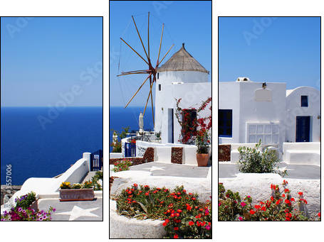 Mill - Three-piece canvas, Triptych