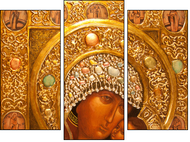 orthodox icon - Three-piece canvas, Triptych