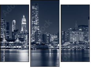 Manhattan, New York City. - Three-piece canvas, Triptych