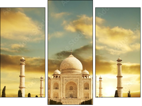 Taj Mahal palace - Three-piece canvas, Triptych