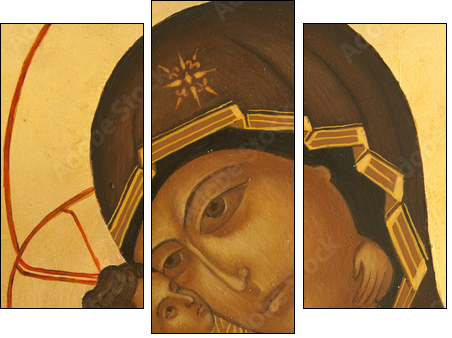 orthodox icon - Three-piece canvas, Triptych