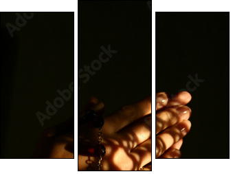 confession - Three-piece canvas, Triptych