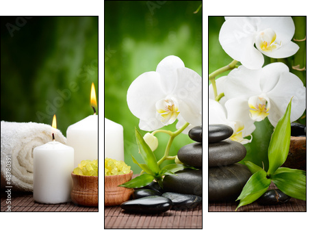 spa concept - Three-piece canvas, Triptych