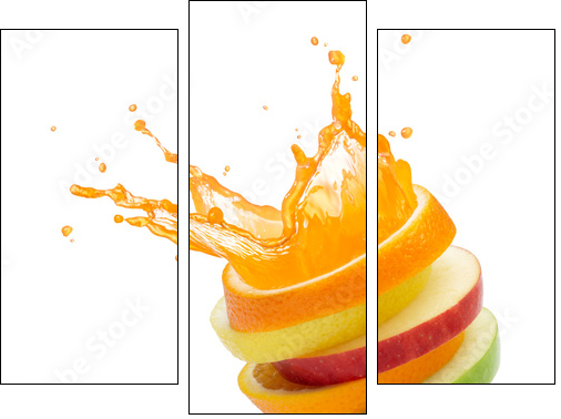 fruit punch - Three-piece canvas, Triptych