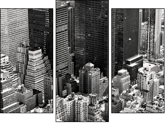 Manhattan, New York City. USA. - Three-piece canvas, Triptych