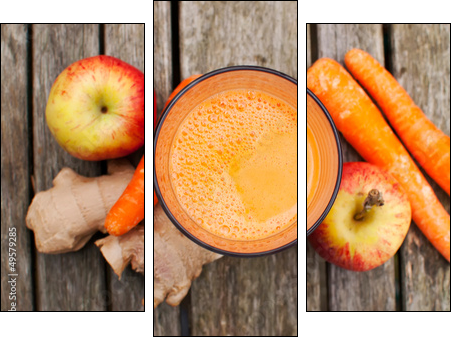 healthy juice - Three-piece canvas, Triptych