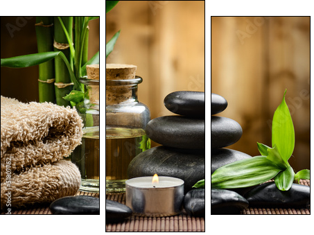 spa concept - Three-piece canvas, Triptych