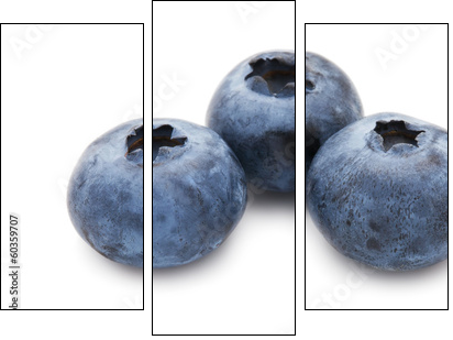 Blueberry - Three-piece canvas, Triptych