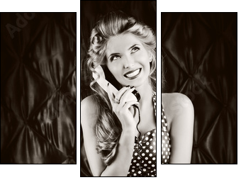 chitchat - Three-piece canvas, Triptych