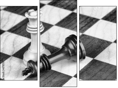 Chess - Three-piece canvas, Triptych