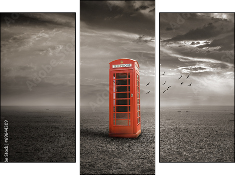 CallBox - Three-piece canvas, Triptych