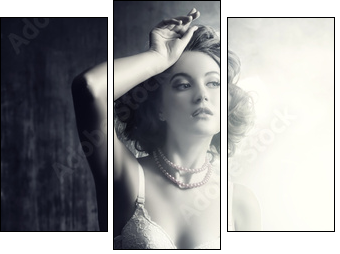 art nude - Three-piece canvas, Triptych