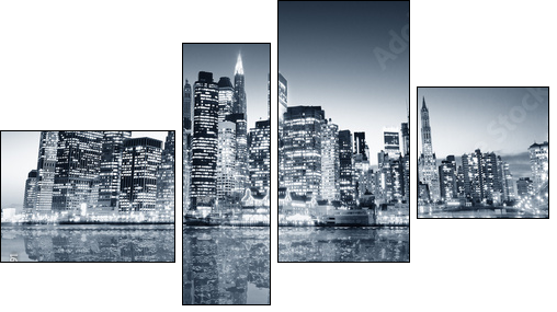 New York manhattan - Four-piece canvas, Fortyk