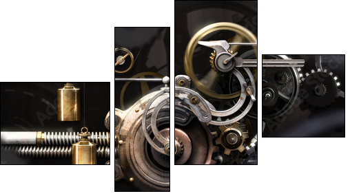 rouages carenage - Four-piece canvas, Fortyk