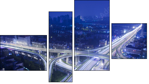 traffic - Four-piece canvas, Fortyk