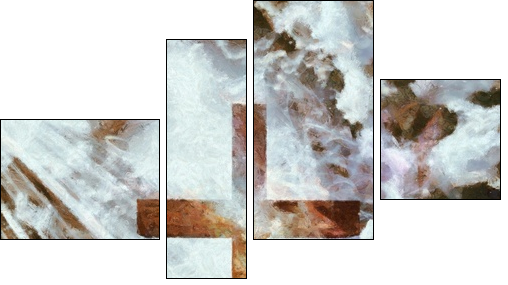 God - Four-piece canvas, Fortyk