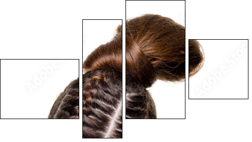 Beauty pigtails - Four-piece canvas, Fortyk