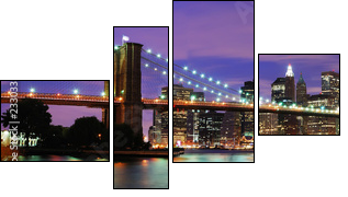 New York City - Four-piece canvas, Fortyk