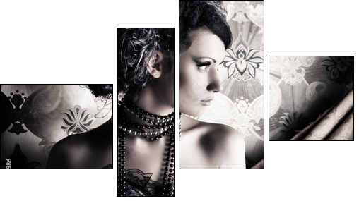 antique - Four-piece canvas, Fortyk