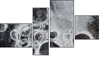 frostbound bubbles like grapes - Four-piece canvas, Fortyk