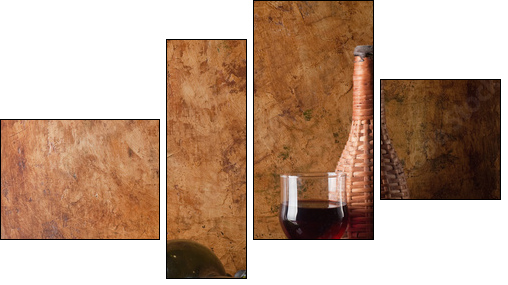 wine - Four-piece canvas, Fortyk