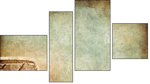 Old Car - Four-piece canvas, Fortyk