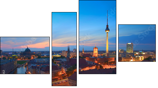 Berlin - Four-piece canvas, Fortyk