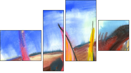 Sailing regatta - Four-piece canvas, Fortyk