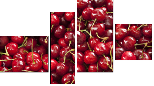 Cherries - Four-piece canvas, Fortyk