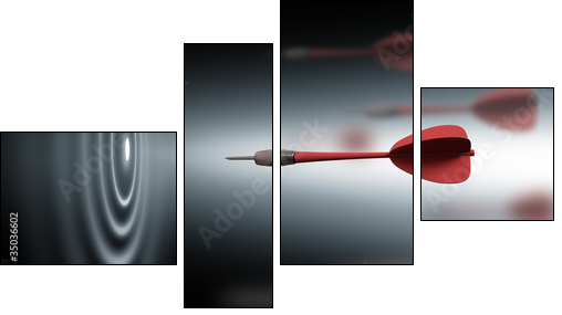 bullseye - Four-piece canvas, Fortyk