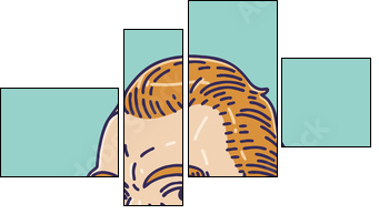 Vincent van Gogh (1853 – 1890) was a Dutch post-impressionist painter who is among the most famous and influential figures in the history of Western art. - Four-piece canvas, Fortyk