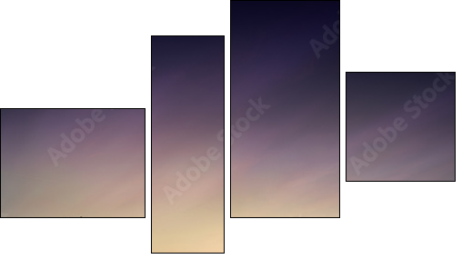 Pont Alexandre III, Paris - Four-piece canvas, Fortyk