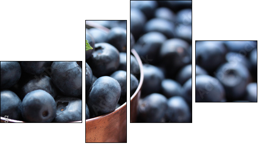 Blueberries - Four-piece canvas, Fortyk