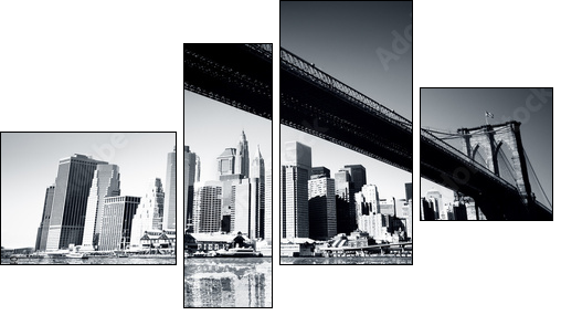 New York - Four-piece canvas, Fortyk