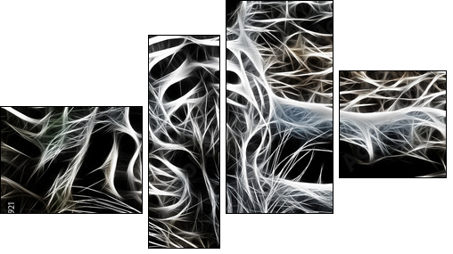 Tiger - Four-piece canvas, Fortyk