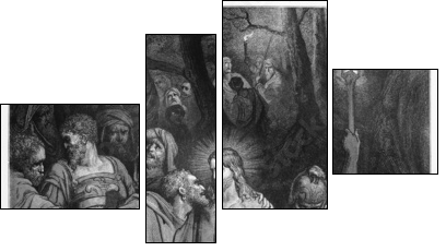 The Kiss of Judas - Four-piece canvas, Fortyk