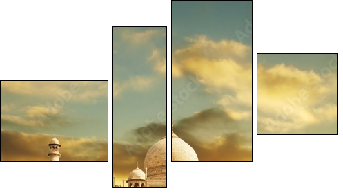 Taj Mahal palace - Four-piece canvas, Fortyk