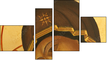 orthodox icon - Four-piece canvas, Fortyk