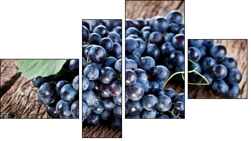 Grapes - Four-piece canvas, Fortyk