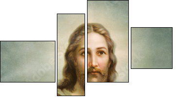 Copy of typical catholic image of Jesus Christ - Four-piece canvas, Fortyk