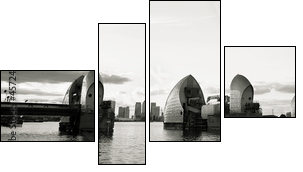 Thames barrier - Four-piece canvas, Fortyk